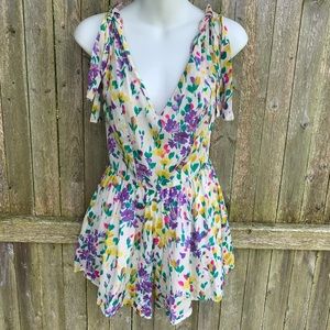 Topshop floral romper